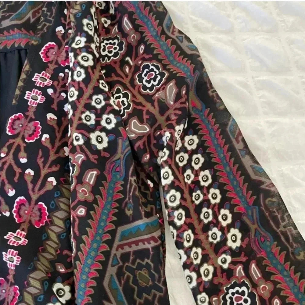 Veronica Beard Edison ruffled printed mini dress - Picture 7 of 9